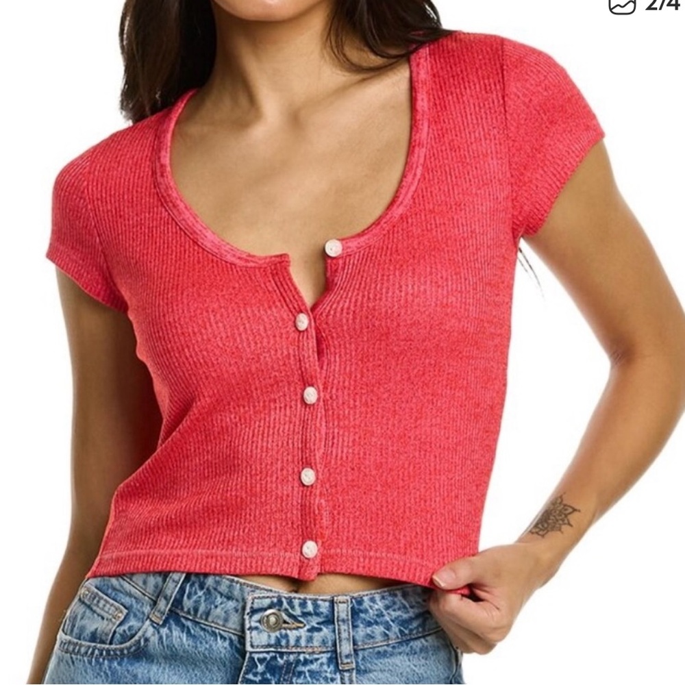 New Rag and Bone The Knit ribbed tee